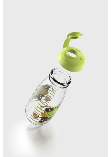 Milky Kids Desenli 250 ml Cam Şişe 182056 Yeşil modelleri