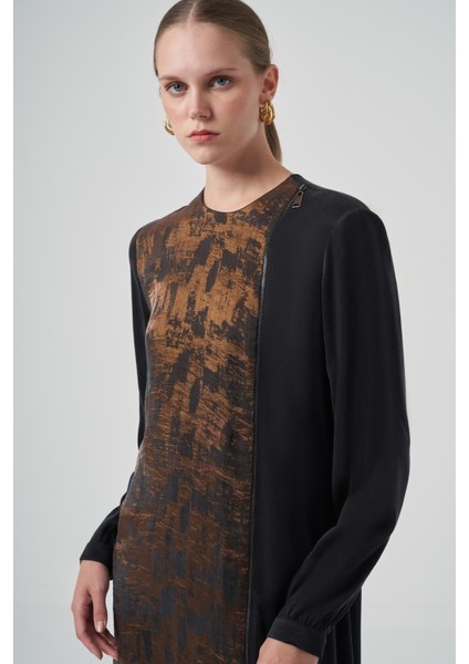 Nuss 2010 Yandan Fermurlı Jakar Cupra Elbise fiyatları