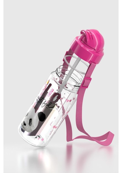 Migo Desenli 500 ml Askılı Pipetli Tritan Çocuk Matara 912004 Pembe modelleri