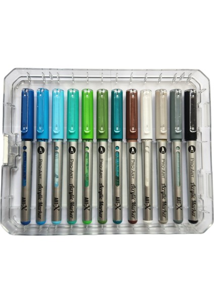 Art-X Pro Art Fırça Uçlu Akrilik Marker 24LÜ Set fırsatları