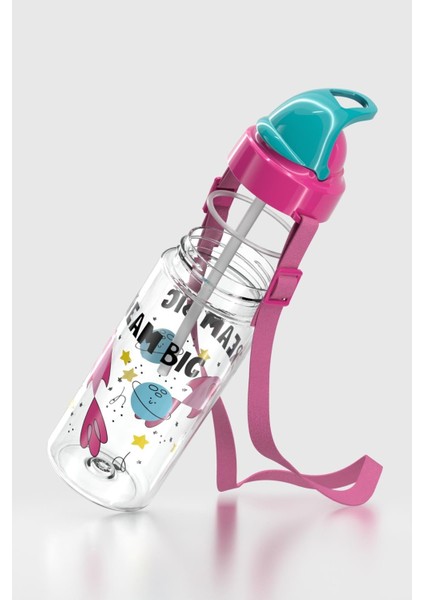 Sonic Air Desenli 500 ml Askılı Pipetli Tritan Çocuk Matara 912058 Pembe fiyatları