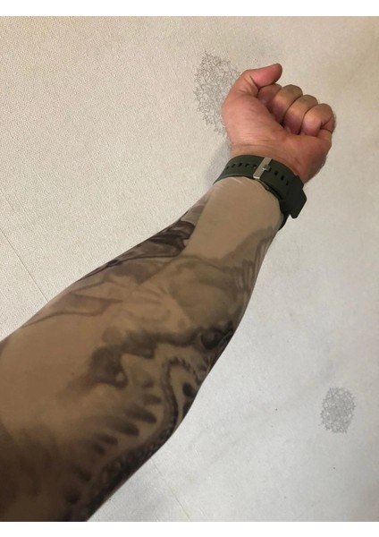 Giyilebilir Çorap Dövme Fırtına Dövmesi Çift Kol