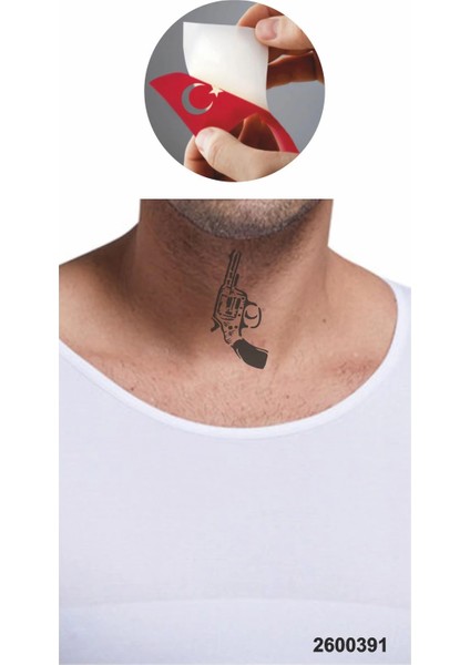Tabanca Silah Tattoo Geçici Dövme Şablonları Kına Kalıpları fiyatları