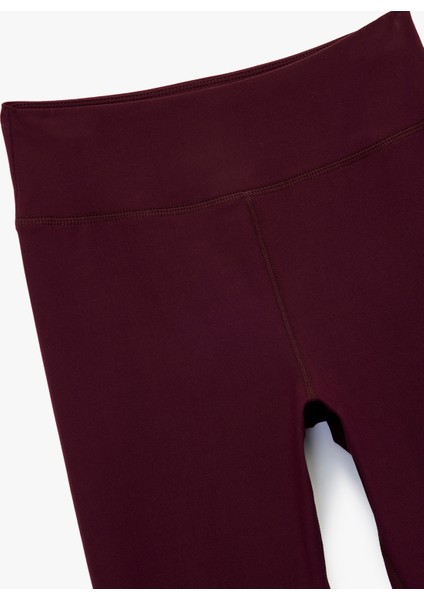 Yüksek Bel Skinny Fit Interlok Dikiş Detaylı Spor Tayt modelleri