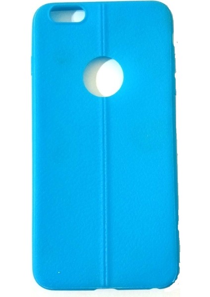 ESLIFETECH26AKSESUAR Iphone6 Plus Uyumlu Silikon Arka Koruma Kılıf Mavi