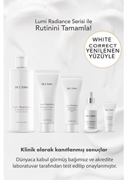 Dr. C. Tuna Lumı Cılt Aydınlatıcı Tonık 125 ml fiyatları