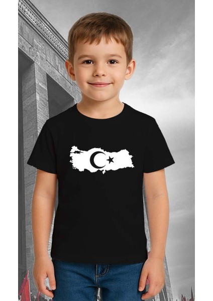 Unisex Ay Yıldızlı T-Shirt 19 Mayıs 29 Ekim 23 Nisan 10 Kasım Atatürk Çocuk Tişört fiyatları