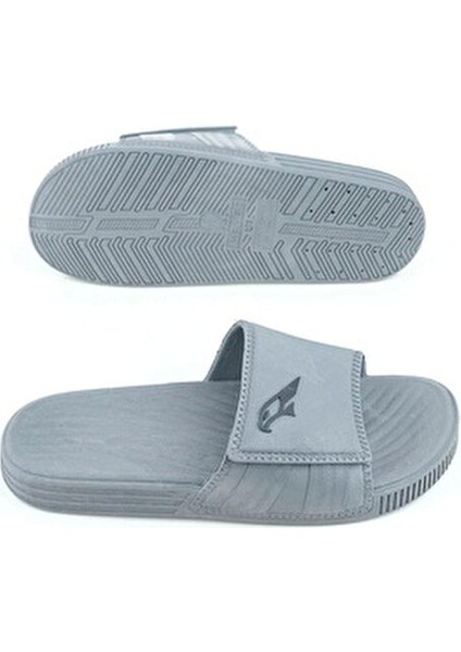 Erkek Kaymaz Terlik Balkon Plaj Havuz Islak Zemin Terliği Kartal Gri modelleri