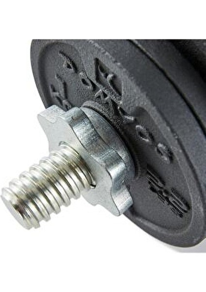 Dambıl ve Ağırlık Seti Döküm Demir 2 Kısa Bar ve 12 Ağırlık Plakası (8X1KG + 4X2KG) - 20 kg indirimleri