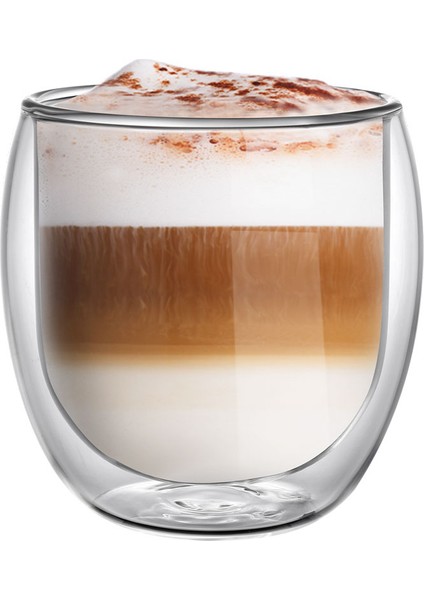 Vetro Çift Cidarlı Latte Bardağı 2'li 400 ml