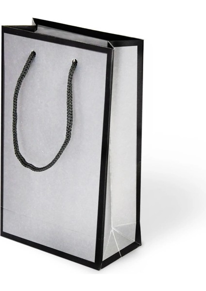 Gümüş Karton Çanta 14X17CM