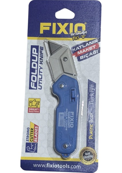 Fıxıo Katlanır Plastik Maket Bıçağı 24 Adet modelleri