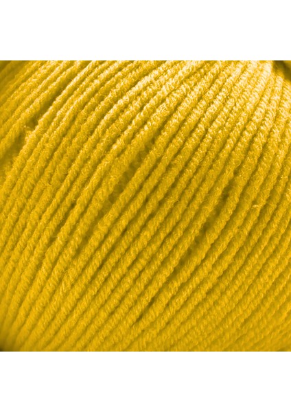 Premium Orijeans Amigurumi Ipliği Punch (Panç) Baby Soft Cotton 50 gr Örgü Ipi Ori Jeans Sarı fiyatları