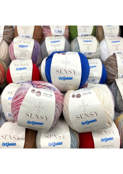 Premium Orijeans Amigurumi Ipliği Punch (Panç) Baby Soft Cotton 50 gr Örgü Ipi Ori Jeans Sarı modelleri