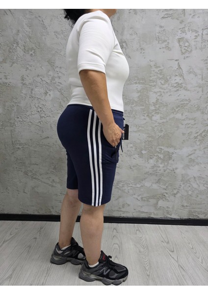 BSBYN-2245-BATTAL Beden Batan Şeritli Şort fiyatları