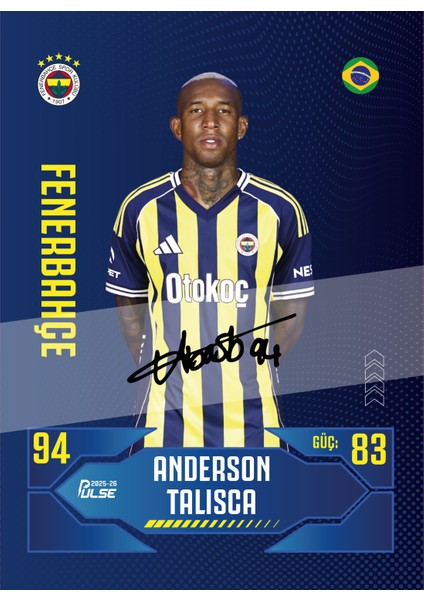 Eco Bundle - Fenerbahçe - Pulse Futbolcu Kartları 2025/26 - 5 Paket fırsatları