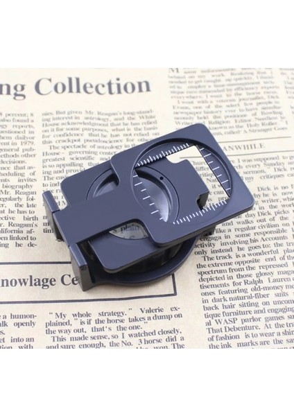 Tekstilciler Için Kumaş Kontrolü Büyüteç,katlanan, Metal 15X Büyütme