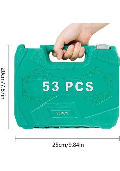 53 Adet 72 Dişli Cırcır Soket Seti S2 Paslanmaz Çelik Tornavida Uçları Taşınabilir Ev Araba Elektrik Tamir Aleti fiyatları