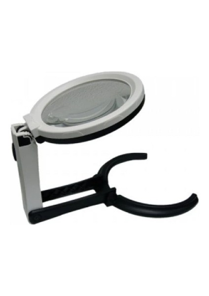 2X5X120MM 10 Ledli Masaüstü Büyüteç