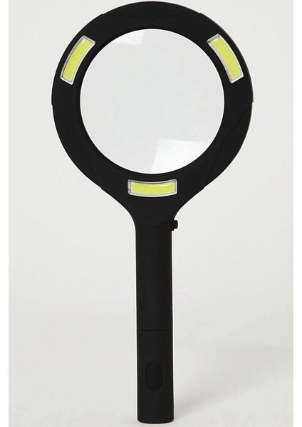 3 Ledli Işıklı El Büyüteci 250 Lümen Beyaz Işık Büyüteç 3x Zoom Tamirci Büyüteç WT374 indirimleri