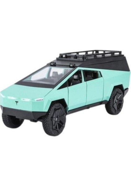 Işıklı Sesli Kapıları Açılan Çekbırak Tesla Araba Özel Yapım Metal