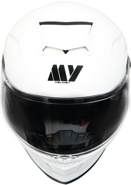 Gp My Helmet MKS001-PW Yarış Spoiler Güneş Vizörlü Şeffaf Full Face Motosiklet Kaskı M fiyatları