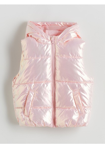 Yeni Sezon Kapüşonlu Kız Çocuk Yelek