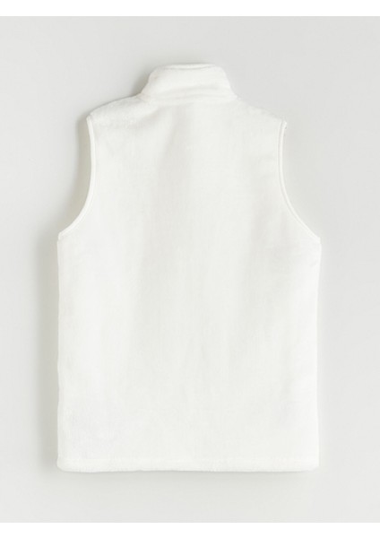 Yeni Sezon Dik Yaka Kız Çocuk Pelüş Yelek modelleri