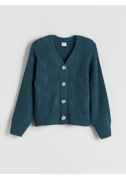 Yeni Sezon V Yaka Kız Çocuk Triko Hırka fiyatları