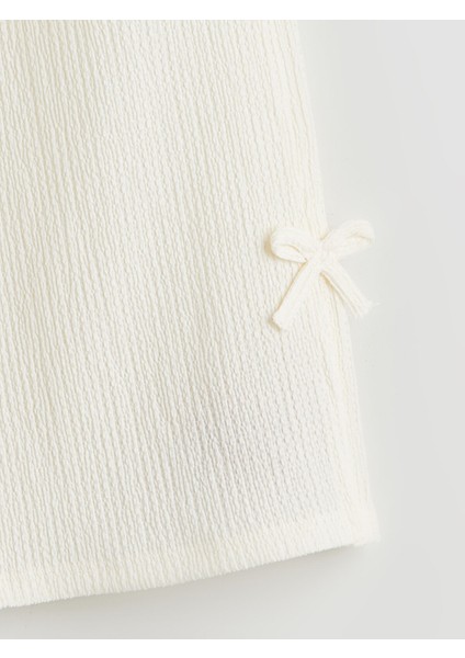 Yeni Sezon Beli Lastikli Fiyonk Detaylı Kız Çocuk Pantolon fiyatları