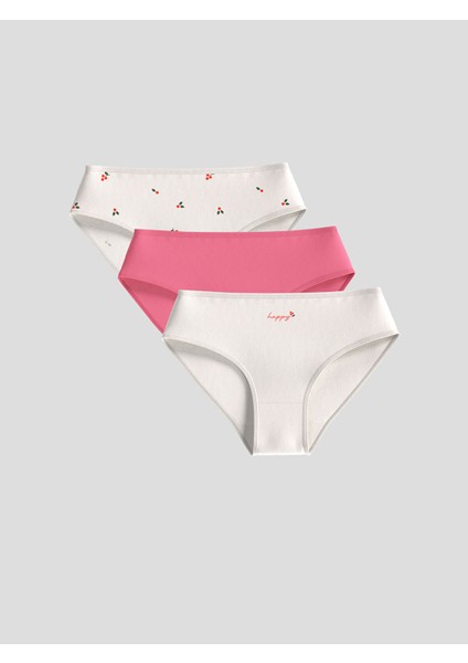 Yeni Sezon Baskılı Kız Çocuk Külot 3'lü