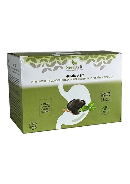 Humik Asitli Prebiyotik, 20 Saşe/kutu