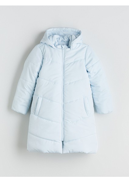 Yeni Sezon Kapüşonlu Kız Çocuk Mont