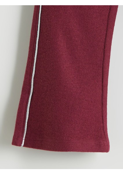 Yeni Sezon Beli Lastikli Ispanyol Paça Kız Çocuk Tayt 2'li modelleri