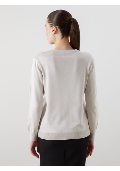 Yeni Sezon Bisiklet Yaka Kadın Triko Hırka indirimleri