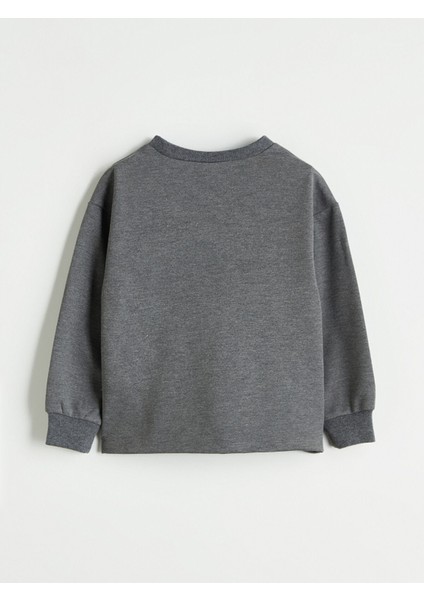 Yeni Sezon Bisiklet Yaka Kız Çocuk Sweatshirt modelleri