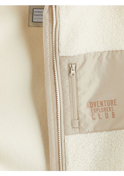 Yeni Sezon Dik Yaka Kız Çocuk Pelüş Yelek modelleri