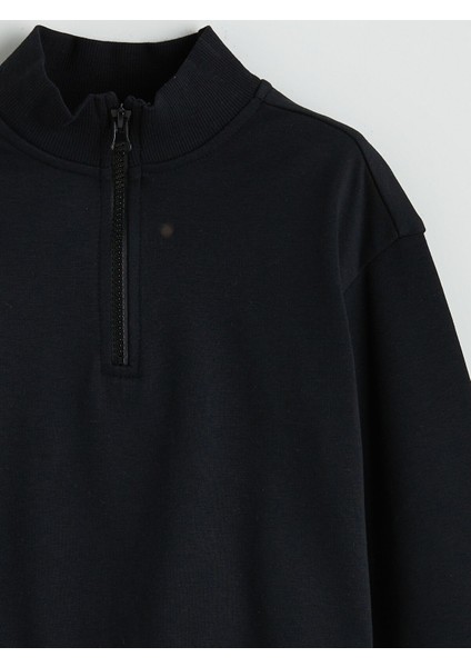 Yeni Sezon Dik Yaka Kız Çocuk Sweatshirt modelleri