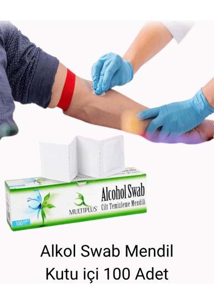 Alkollü Swap Cilt Temizleme Mendili 100LÜ 5 Paket