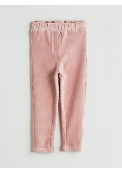 Yeni Sezon Beli Lastikli Kalın Basic Kız Çocuk Jogger Eşofman Altı
