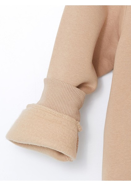 Yeni Sezon Bisiklet Yaka Baskılı Kız Çocuk Sweatshirt modelleri
