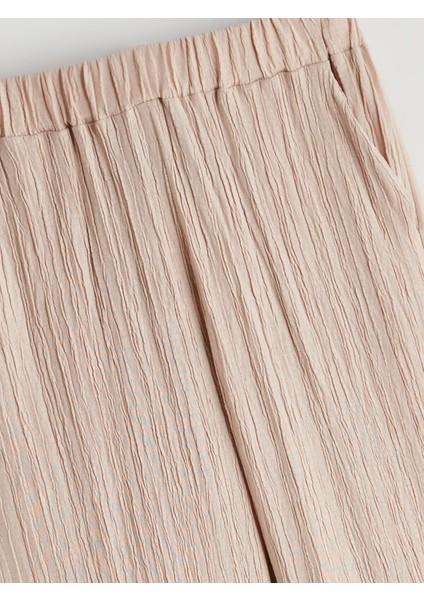 Yeni Sezon Beli Lastikli Dokulu Kız Çocuk Pantolon fiyatları