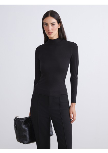 Yeni Sezon Dik Yaka Kadın Body