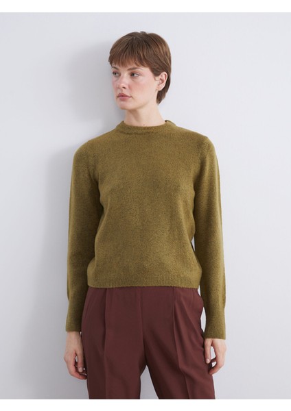 Yeni Sezon Bisiklet Yaka Kadın Triko Kazak fiyatları