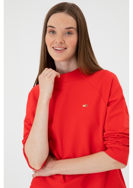 Kadın Kırmızı Sweatshirt 50313610-VR030 fiyatları