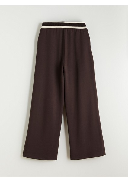 Yeni Sezon Beli Lastikli Geniş Paça Kadın Pantolon fiyatları