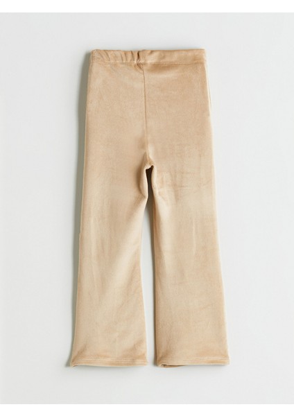 Yeni Sezon Beli Lastikli Ispanyol Paça Kadife Kız Çocuk Tayt modelleri