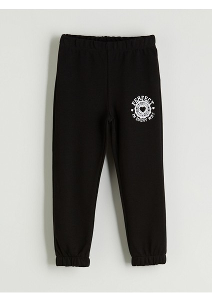 Yeni Sezon Beli Lastikli Kız Çocuk Jogger Eşofman Alt