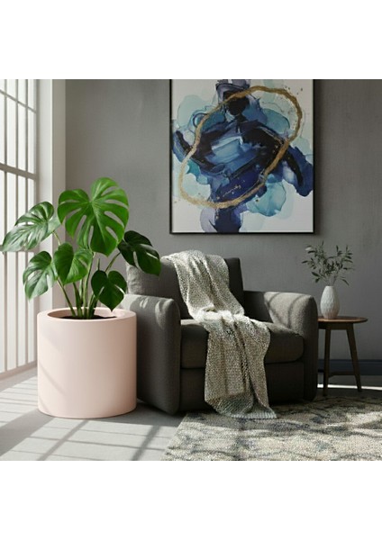 Aura Cylindro Fiber Silindir Saksı 50X50CM Mat - Büyük Boy - Üst Açıklık 42CM fırsatları