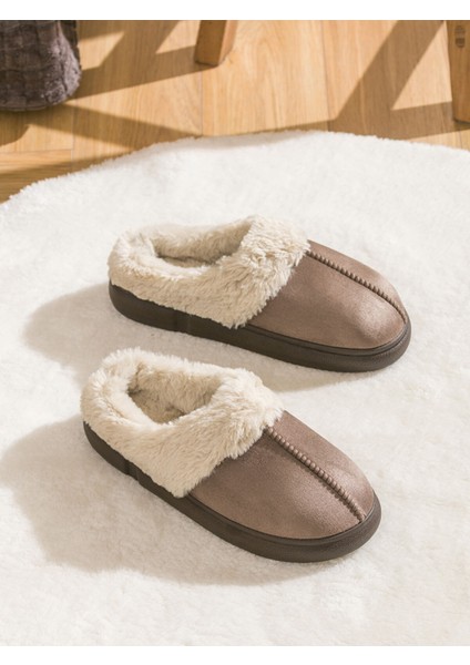 Yeni Sezon Süet Görünümlü Kadın Ev Terliği fiyatları